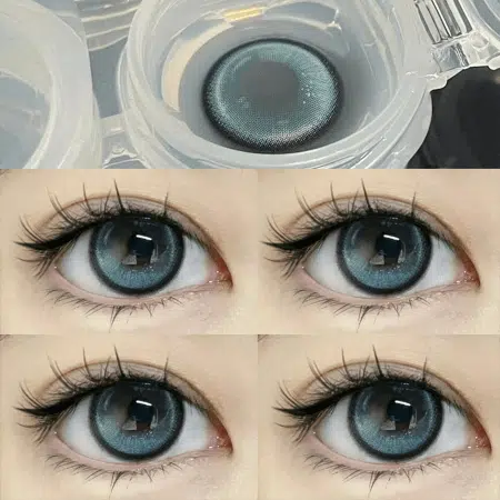 Foxy Blue Colored Contact Lens – Blushy Eyes | Stunning & Natural