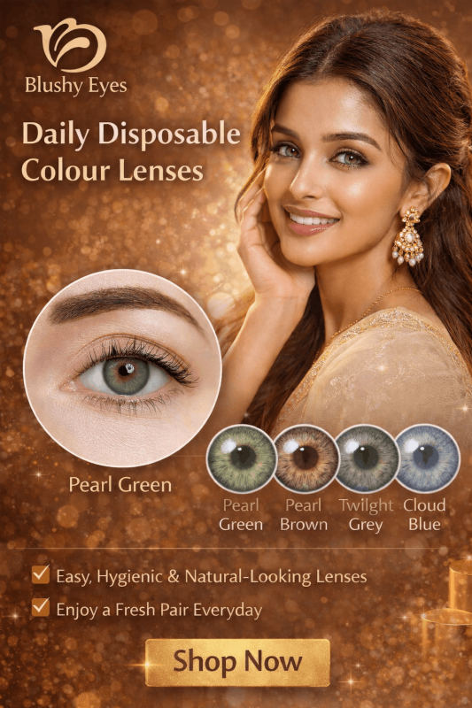 Daily Disposable Colour Lenses - Blushy Eyes